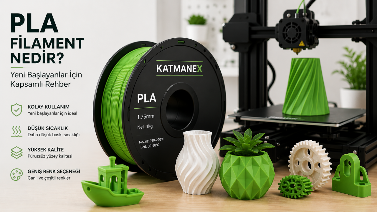 PLA Filament Nedir? Yeni Başlayanlar İçin Kapsamlı Rehber