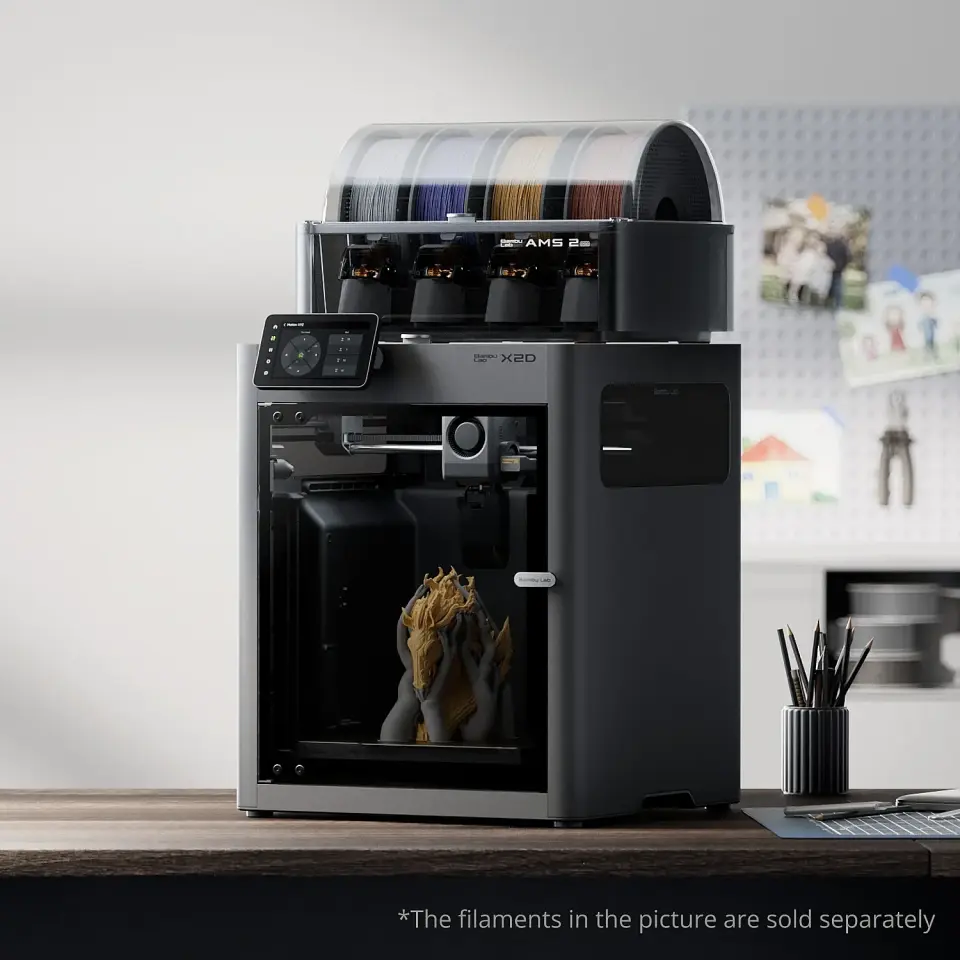 Bambu Lab X2D Combo 3D Printer